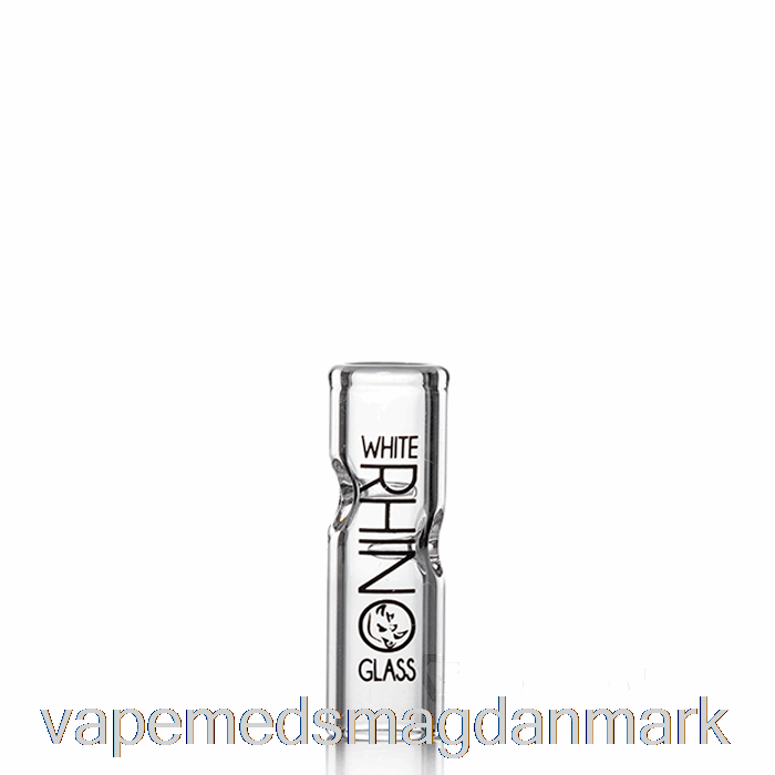 Vape Med Smag Hvide Næsehorn Glasspidser Rund Glasspids [xl]